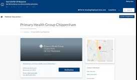 
							         Primary Health Group - Chippenham: Family Care in Richmond								  
							    