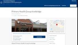 
							         Primary Health Group - Ironbridge: Primary Care in Chester								  
							    