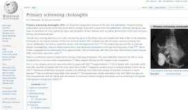 
							         Primary sclerosing cholangitis - Wikipedia								  
							    