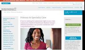 
							         Primary & Specialty Care | The Hospital of Central Connecticut								  
							    