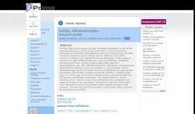 
							         PRIME PubMed | ExPASy: SIB bioinformatics resource porta								  
							    