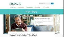 
							         Prime Solution Total Member Home Page - Medica								  
							    