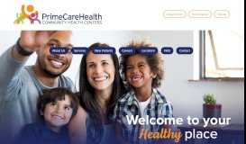 
							         PrimeCare Community Health								  
							    
