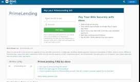 
							         PrimeLending | Make Your Mortgage Payment Online | doxo ...								  
							    