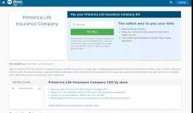 
							         Primerica Life Insurance Company (Primerica): Login, Bill Pay ... - Doxo								  
							    
