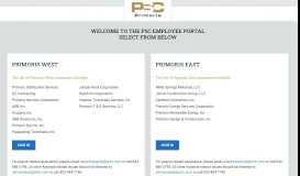 
							         Primoris Employee Portal - Primoris Services Corporation								  
							    