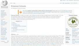 
							         Primrose Schools - Wikipedia								  
							    