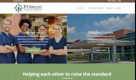 
							         Primum Healthcare Solutions: Home								  
							    