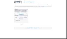 
							         Primus PBX Portal								  
							    