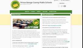 
							         Prince George County Public Schools: Home Page								  
							    