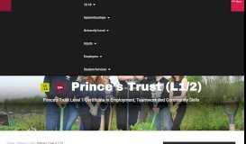 
							         Prince's Trust (L1/2) - Weymouth College								  
							    