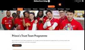 
							         Prince's Trust Team Programme - Waltham Forest College								  
							    