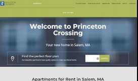 
							         Princeton Crossing: Apartments For Rent in Salem MA								  
							    