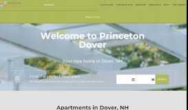 
							         Princeton Dover: Dover NH Apartments								  
							    