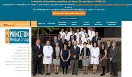 
							         Princeton Medical Group, PA								  
							    