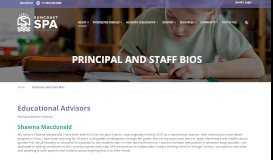 
							         Principal Bios - National University Academy								  
							    