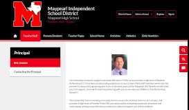 
							         Principal / Eric Janszen - Maypearl ISD								  
							    