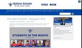 
							         Principal of Carmel – Camille Scott's blog - Options Charter Schools								  
							    