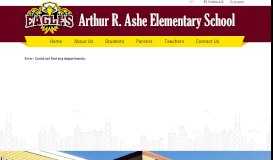 
							         Principal's Message – About Us – Arthur R. Ashe Elementary School								  
							    