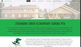 
							         Principal's Message - Sycamore Creek Elementary PTA								  
							    