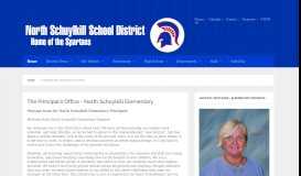 
							         Principal's Office - North Schuylkill School District - Home of the Spartans								  
							    
