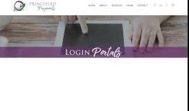 
							         Principled Payments Merchant Portal Logins								  
							    