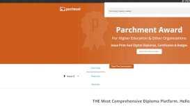 
							         Print & Digital Diploma Service | Parchment								  
							    