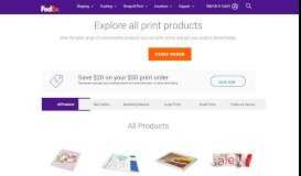 
							         Print Online - Print on Demand Online Printing - FedEx Office								  
							    