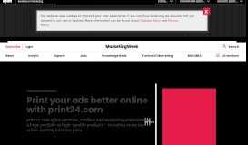 
							         Print your ads better online with print24.com – Marketing Week								  
							    