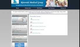 
							         Printable Forms | Riverside Medical Group								  
							    