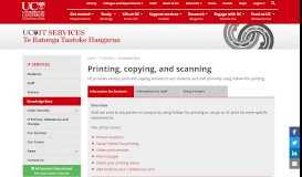 
							         Printing and copying | University of Canterbury								  
							    