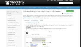
							         Printing from your own laptop or mobile devices - Information ...								  
							    