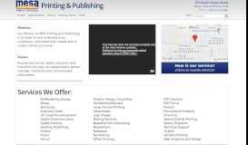 
							         Printing & Publishing - Mesa Public Schools								  
							    