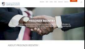 
							         Prisoner Reentry | Georgia Center For Opportunity								  
							    