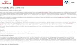 
							         privacy and terms & conditions - Royal Canin Veterinary Portal								  
							    