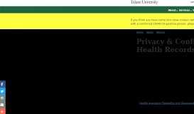 
							         Privacy & Confidentiality of Health Records | Campus Health | Tulane ...								  
							    