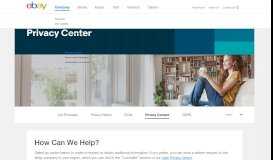 
							         Privacy Contact: Privacy Center - eBay Inc.								  
							    
