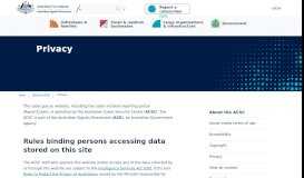 
							         Privacy | Cyber.gov.au								  
							    