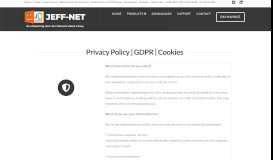 
							         Privacy – Jeff-Net, LLC								  
							    