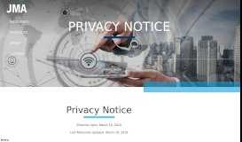 
							         Privacy Notice - JMA Wireless								  
							    