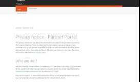 
							         Privacy notice – Partner Portal | Ubuntu and Canonical Legal | Ubuntu								  
							    