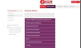 
							         Privacy Policy - 1st CENTRAL - 1st CENTRAL Insurance								  
							    