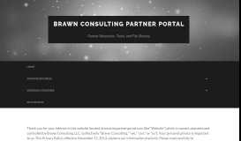 
							         Privacy Policy – Brawn Consulting Partner Portal								  
							    