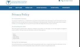 
							         Privacy Policy - Central Jersey Internal Medicine Associates								  
							    