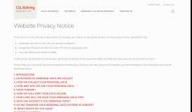 
							         Privacy Policy - CSL Behring United Kingdom								  
							    