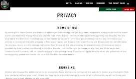 
							         Privacy Policy - Ellis Island Hotel, Casino & Brewery								  
							    