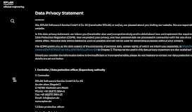 
							         Privacy policy - EPLAN Data Portal								  
							    