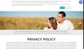 
							         privacy policy - First Service Consulting								  
							    