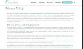 
							         Privacy Policy | FM:Systems								  
							    