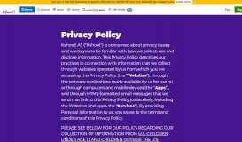 
							         Privacy Policy for Kahoot!								  
							    